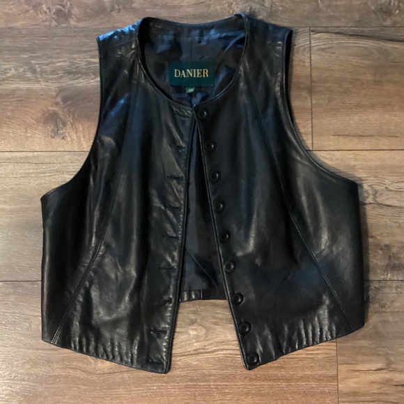 Daniel Leather vest - Like New! - Picture 1 of 2